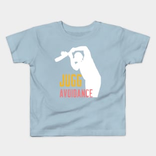 Jugg Avoidance Cricket Slogan Kids T-Shirt